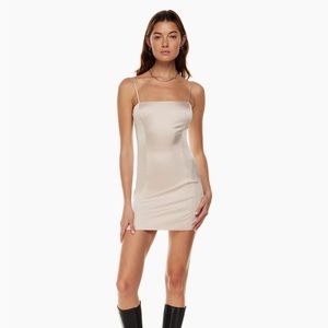 NWT Sunday Best Shimmer Dress in cream Sz 6